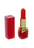 Stymulator wibrujący szminka 10 trybów USB czerwony