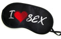 Opaska na oczy BDSM I LOVE SEX