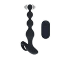 Wibrujący plug analny Levelz 10 trybów pilot 20,3 cm czarny