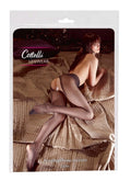 Rajstopy z otwartym krokiem Cottelli LEGWEAR czarny