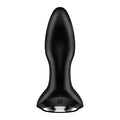 Plug wibrujący z rotacją Satisfyer Connect App czarny