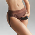 Bielizna harness Heroine XL czekoladowy Strap-on-me