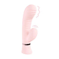 Wibrator króliczek żebrowany Mystique Loveline 15,9 cm różowy