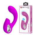 Stymulator do podwójnej stymulacji Sibel 10 funkcji wibracji 10 funkcji stukania USB Pretty Love