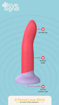 Dildo realistyczne 2-Toned Love Stick Dream Toys 17 cm