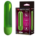 Bullet wibrujący Pretty Love Kiwi 10 trybów USB zielony