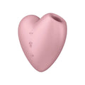 Stymulator łechtaczki Cutie Heart Satisfyer USB wodoodporny jasnoczerwony