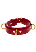 Obroża D-Ring Deluxe czerwona 43 cm Taboom