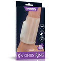 Pierścień wibrujący Knights Ring Lovetoy biały