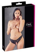 Majtki koronkowe z wycięciem Cottelli LINGERIE