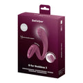 Wibrator punktu G Satisfyer G for Goddess 3 bordowy 16 cm