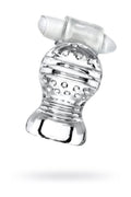Masturbator wibrujący Lingam Shakti 9 cm przezroczysty