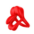 Pierścień wibracyjny Big Mouth Red 9 trybów USB czerwony