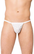 Stringi męskie siateczkowe białe S/L SoftLine Collection