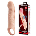 Nakładka na penisa wibrująca Brad Pretty Love 21,3 cm