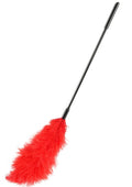 Łaskoczące piórko podwójne Hidden Desire czerwone 68 cm