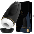 Masturbator Nappex Branco Black z ssaniem i wibracją USB