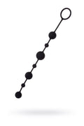 Koraliki analne A-Toys Coron silikonowe czarny 35,9 cm