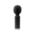 Masażer typu wand EasyToys Mini Vibe 10 trybów USB wodoodporny czarny 12 cm
