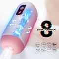 Masturbator USB z 8 funkcjami wibracji