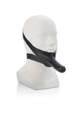 Knebel z dildem wibrującym Calexotics 14 cm czarny