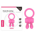 Pierścień wibracyjny Lovetoy Power Clit silikonowy 7,5 cm różowy