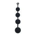 Kulki analne silikonowe Levelz XXL 6 cm czarny