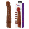 Dildo realistyczne Leander Pretty Love 20,3 cm brązowy 10 trybów USB
