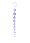 Kulki analne X-10 Beads Calexotics 28 cm fioletowy