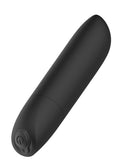 Stymulator bullet wibrujący 20 trybów USB wodoodporny czarny 10 cm