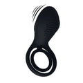 Pierścień wibracyjny Levelz ze skrzydełkami 11,2 cm czarny