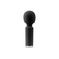 Masażer typu wand EasyToys Mini Vibe 10 trybów USB wodoodporny czarny 12 cm