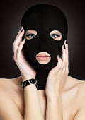 Maska BDSM Ouch! spandexowa czarna