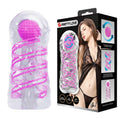 Masturbator przezroczysty Pretty Love TPR z wirującą cewką