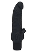 Wibrator realistyczny z stymulatorem łechtaczki ToyJoy 22,1 cm czarny