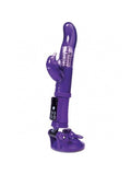 Wibrator króliczek A-Toys z rotacją 22,5 cm fioletowy