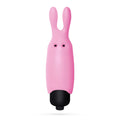 Wibrator króliczek O-Pet Crushious 8,8 cm pastelowy różowy