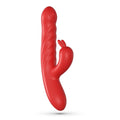 Wibrator króliczek posuwisty Lapin Crushious 21,5 cm czerwony