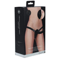 Strap-on wibrujący Ouch! silikonowy 10 trybów czarny