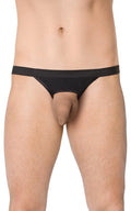 Stringi męskie SoftLine Collection wzór zebry czarny One Size