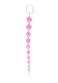 Kulki analne X-10 Beads Calexotics 28 cm różowy