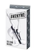 Pas do unieruchamiania nóg Anonymo ze skóry PU czarny 145 cm