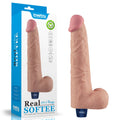 Dildo realistyczne wibrujące Lovetoy 10 trybów USB 26,5 cm cieliste