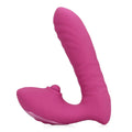 Wibrator punktu G z pchnięciami i tappingiem Loveline 15,6 cm różowy