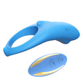 Pierścień wibracyjny Shark B - Series Joy 9 trybów pilot USB niebieski