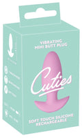 Korek analny wibrujący Cuties Rose 8 cm 7 trybów USB