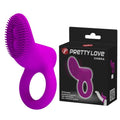 Pierścień wibracyjny Cobra Pretty Love fioletowy 7,4 cm