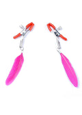 Klipsy na sutki z piórkami Fetish B - Series 14 cm