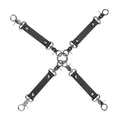 Łącznik do hogtie 4-punktowy Venice Collection Ouch! czarny