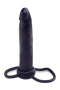 Strap-on Fetish Fantasy Series Double Trouble czarny 14,4 cm